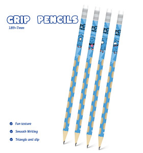 Monster Triangular Hole Pencils