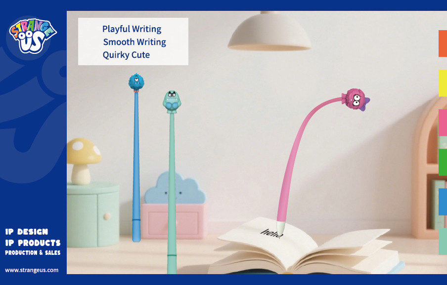 Cute Monster Click Pens