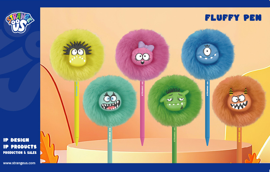 Cute Monster Click Pens