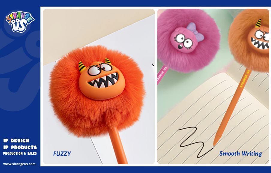 Cute Monster Click Pens