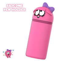 Cartoon Silicone Retractable Pen Holder