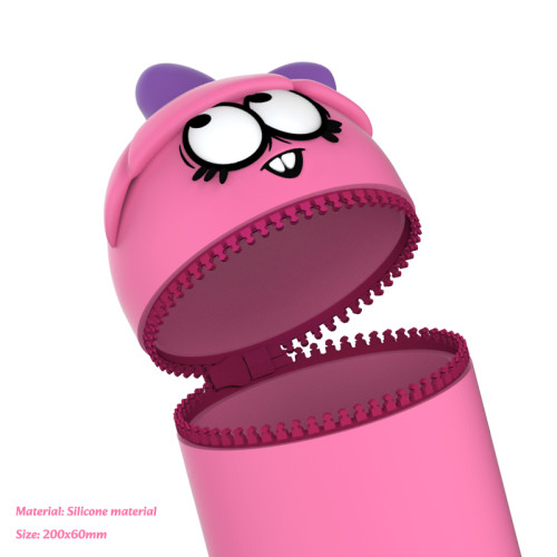 Cartoon Silicone Retractable Pen Holder