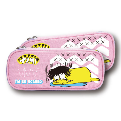 Monster Canvas Pencil Pouch