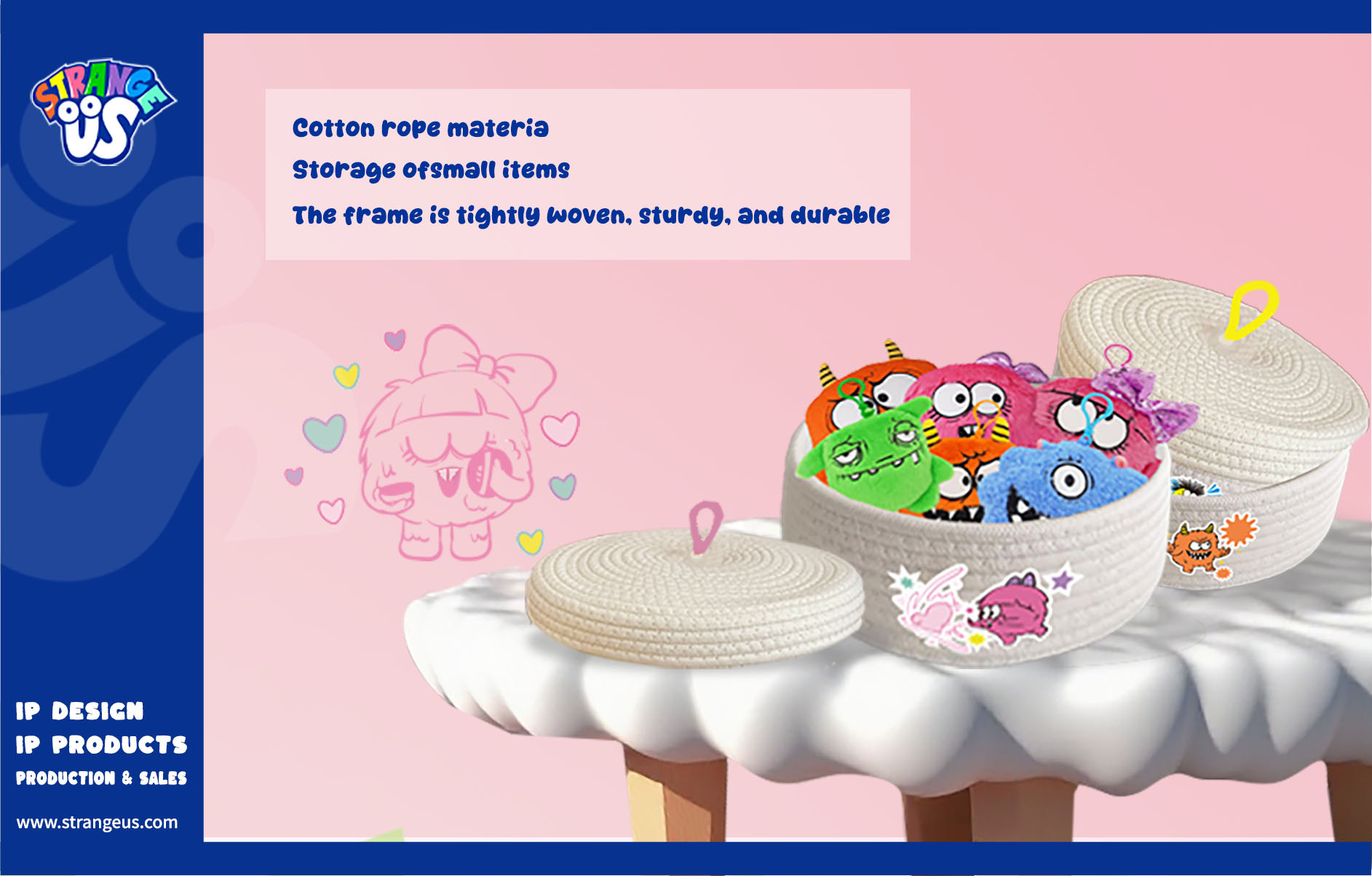 Cute Monster Click Pens