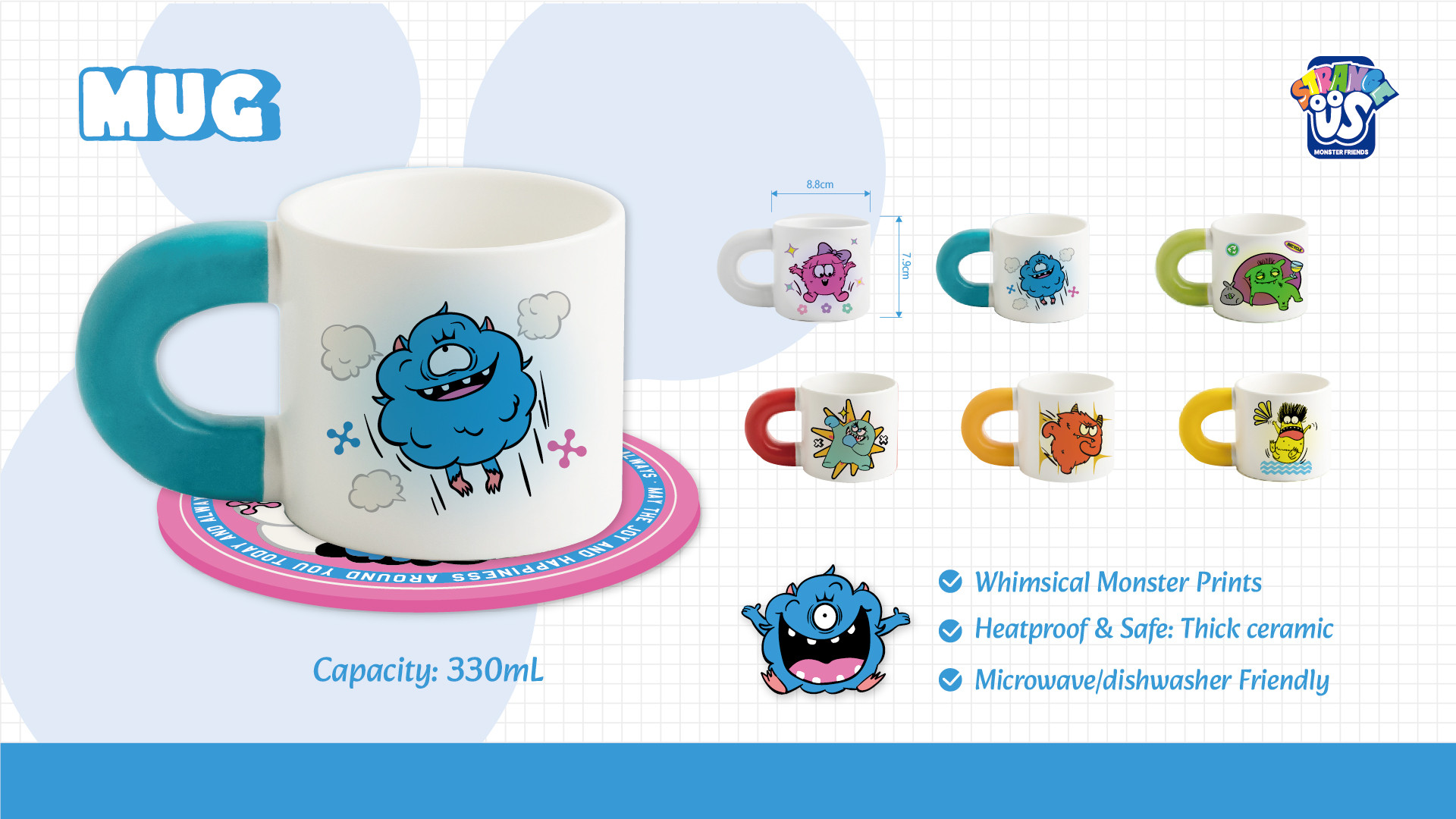 Monster insulated Tumbler Poster