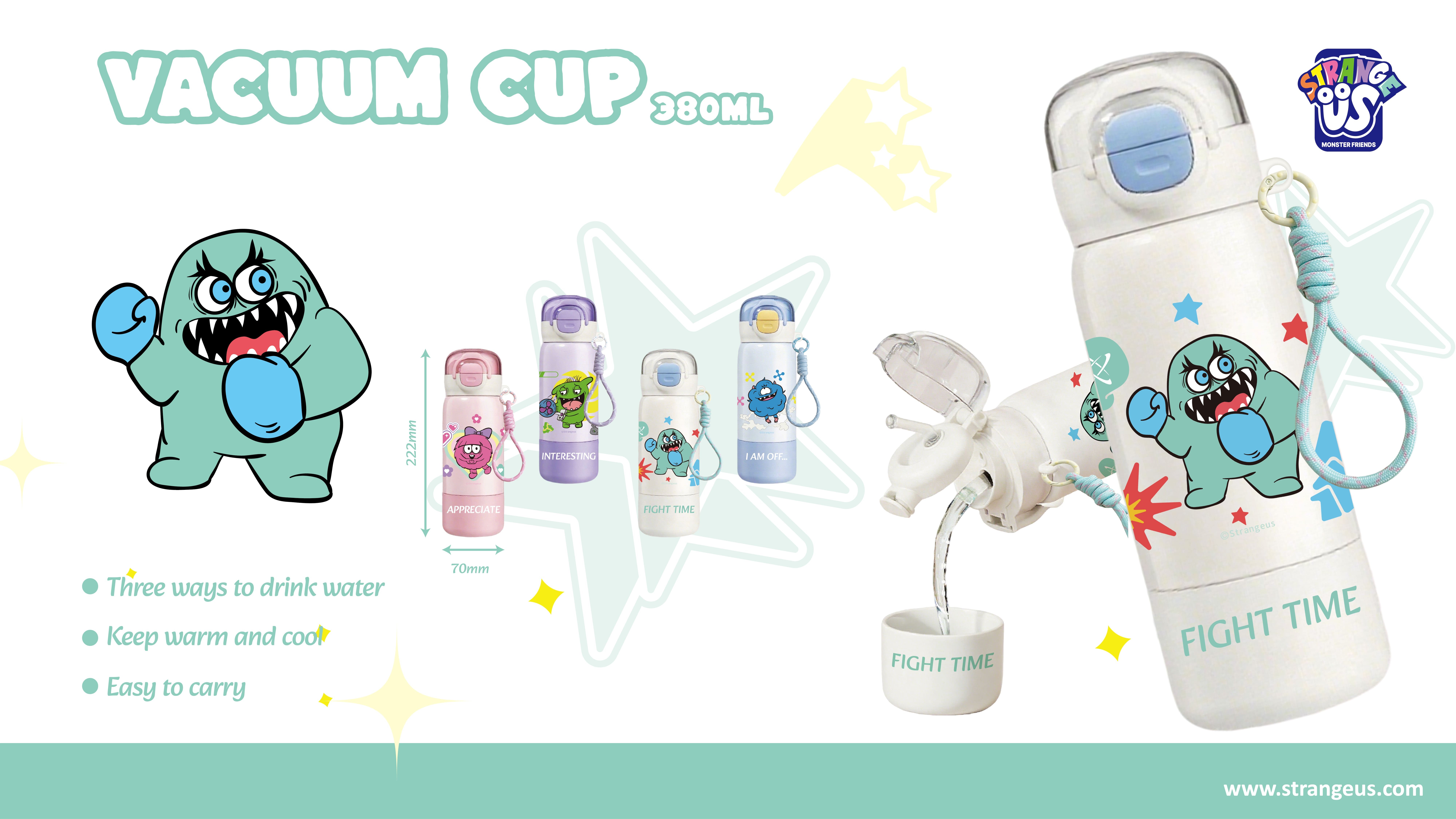 Monster Vacuum Cup Poster