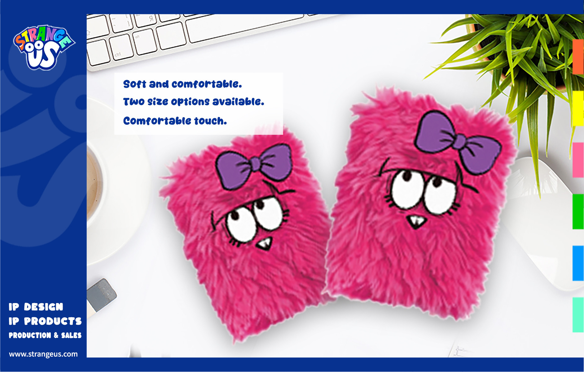 Cute Monster Click Pens