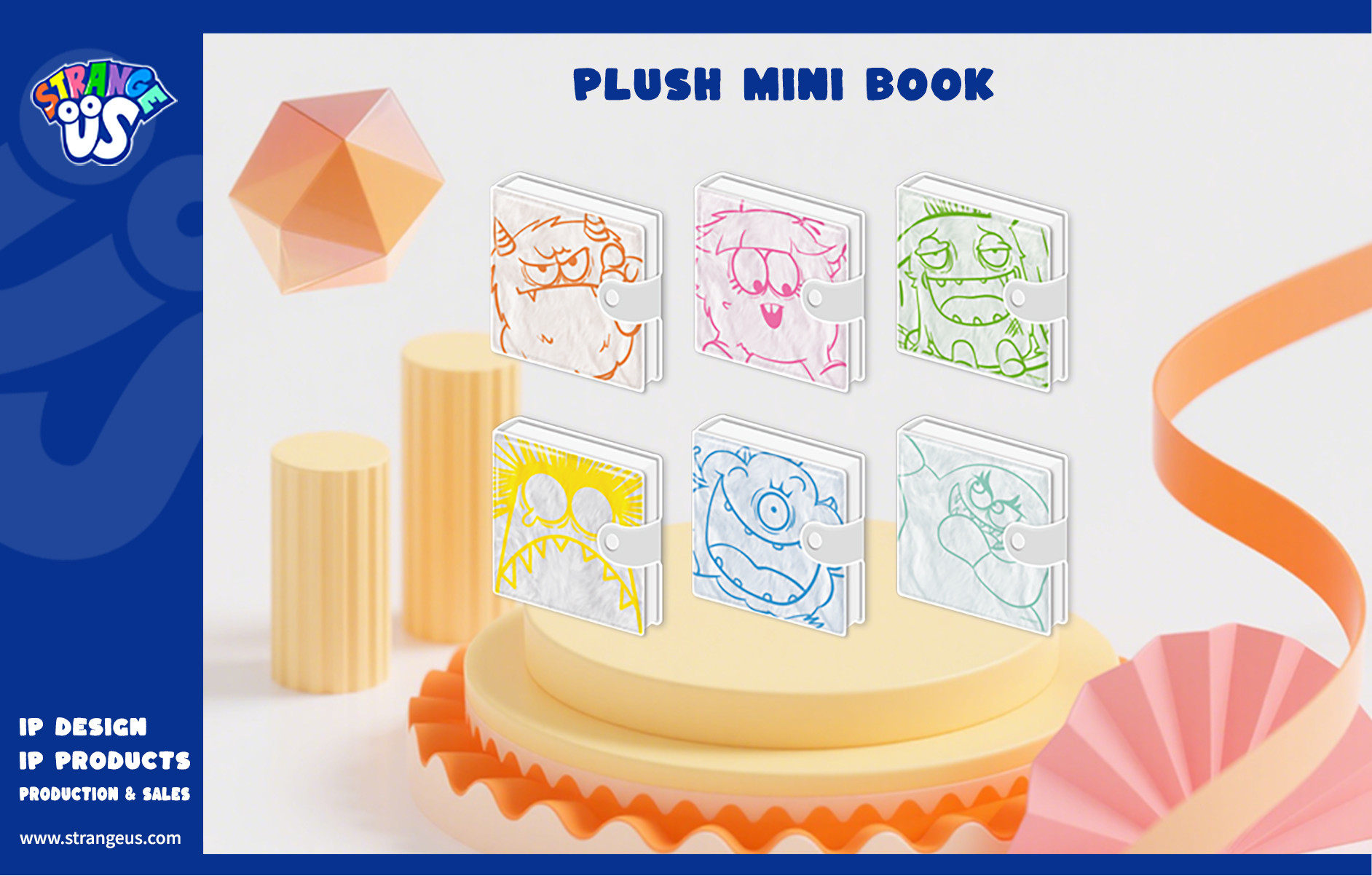 Cute Monster Click Pens
