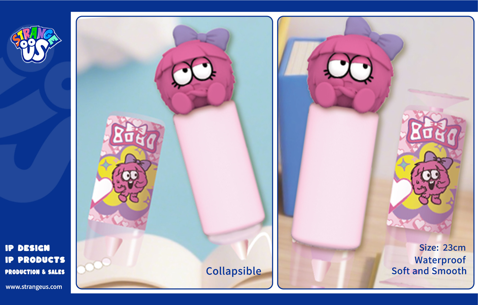 Cute Monster Click Pens