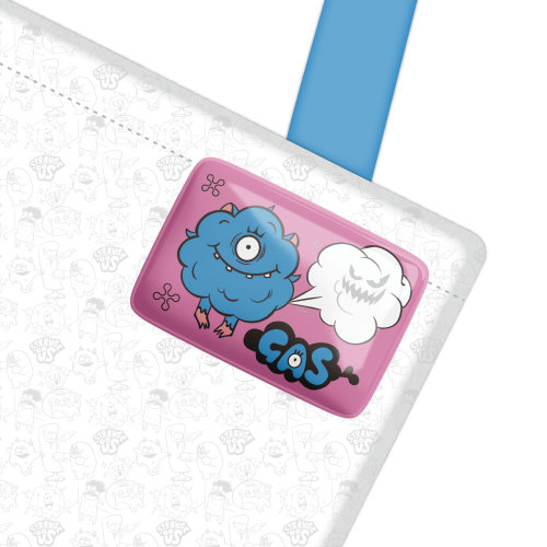 Monster Rectangular Pin Badges