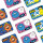 Monster Rectangular Pin Badges