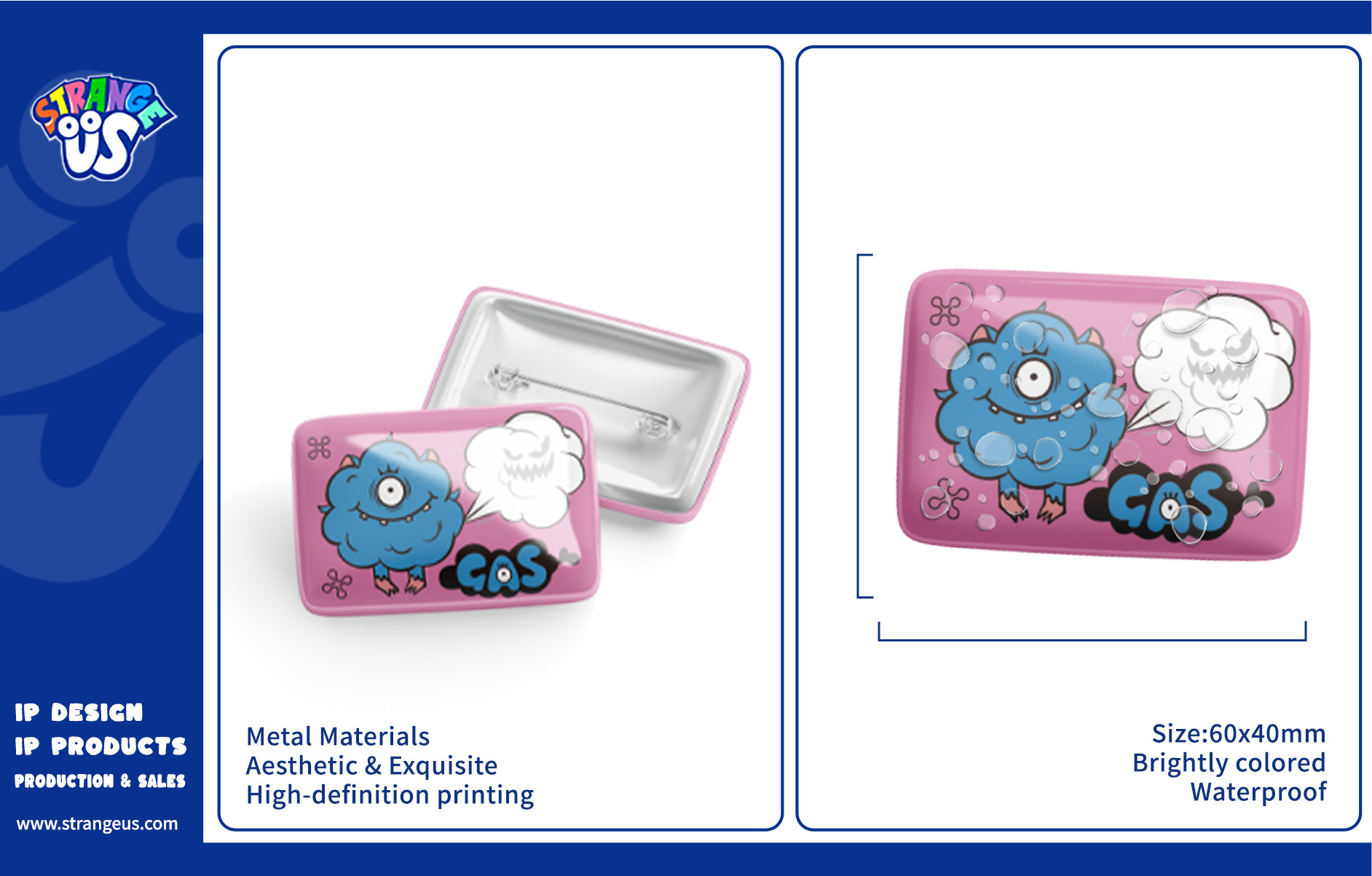 Cute Monster Click Pens