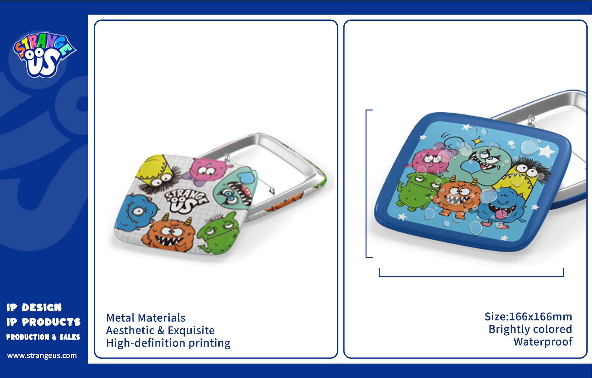Cute Monster Click Pens