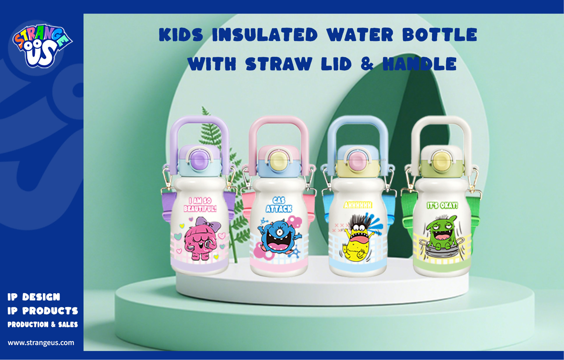 Cute Monster Click Pens