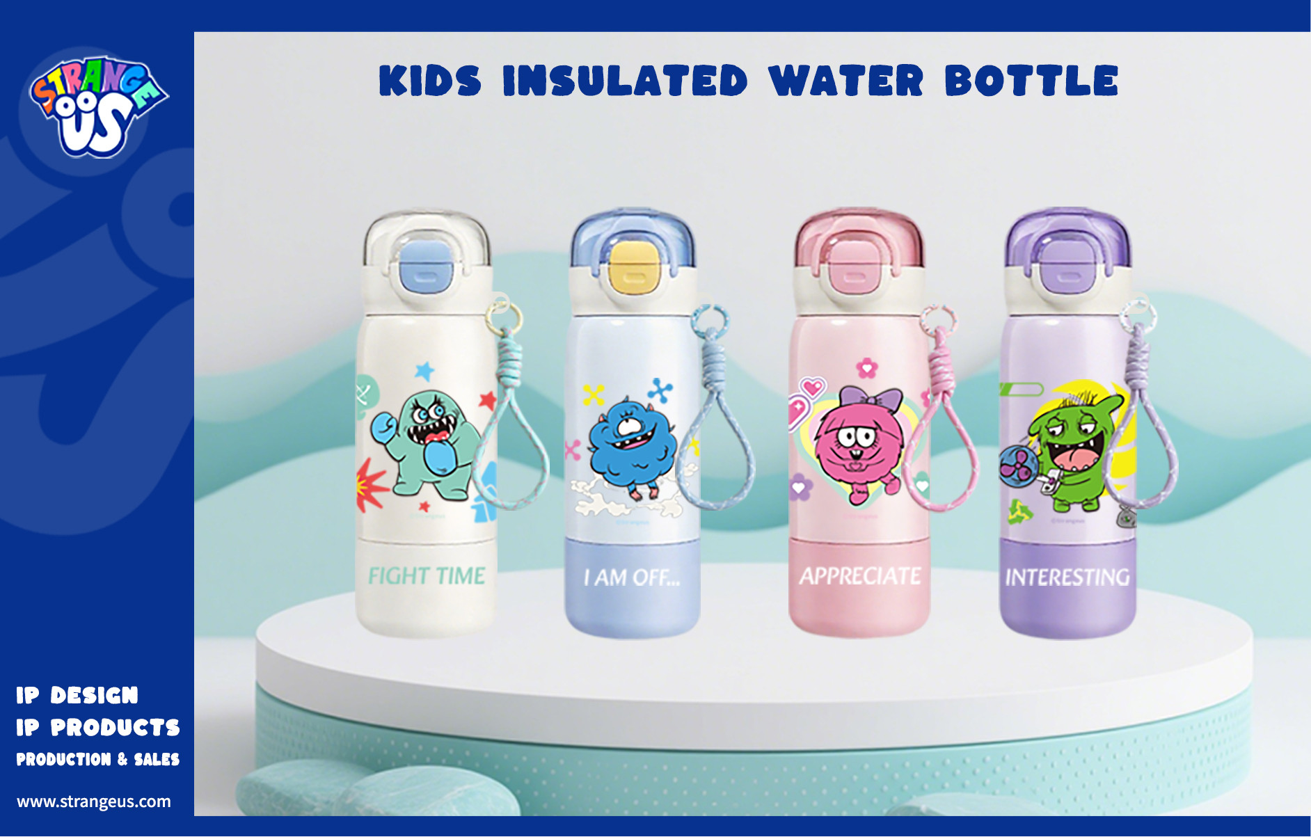 Cute Monster Click Pens