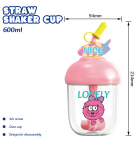 Monster Straw Shaker Cup