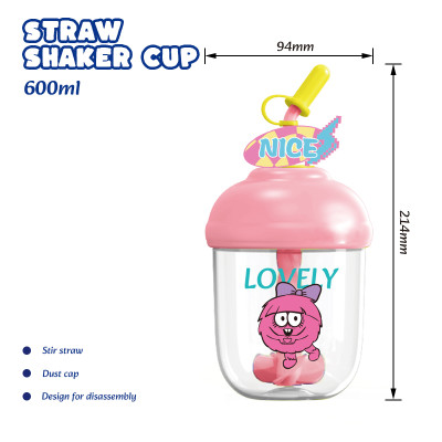 Monster Straw Shaker Cup