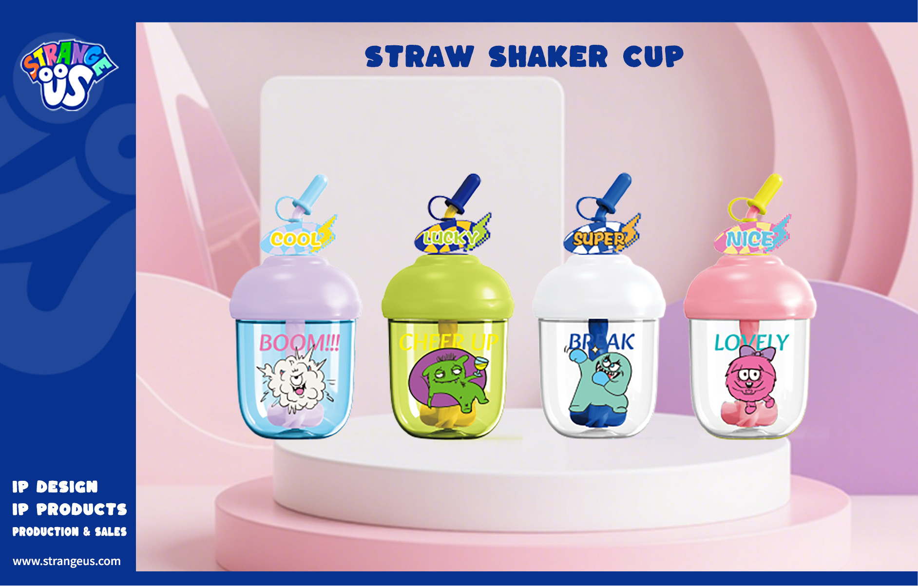 Cute Monster Click Pens