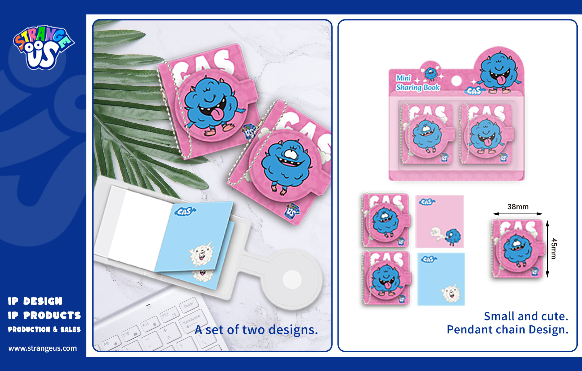 Cute Monster Click Pens