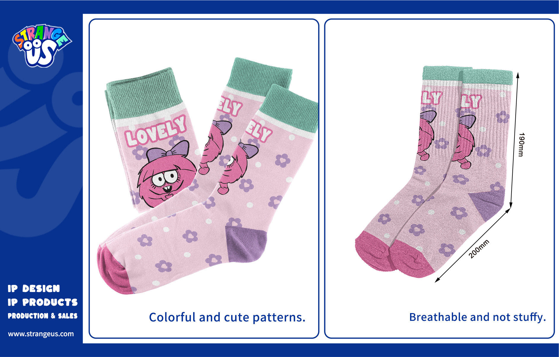Cute Monster Click Pens