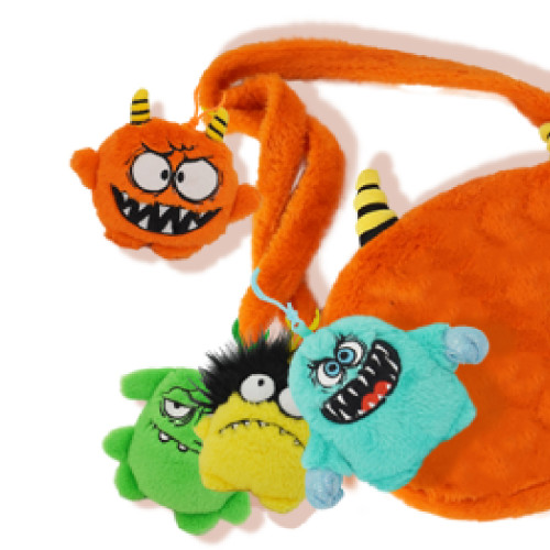 Monster Plush Keychain