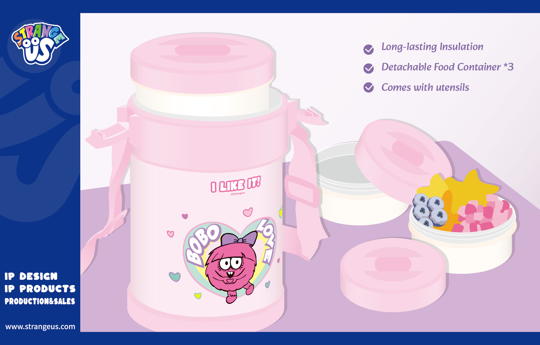 Cute Monster Click Pens