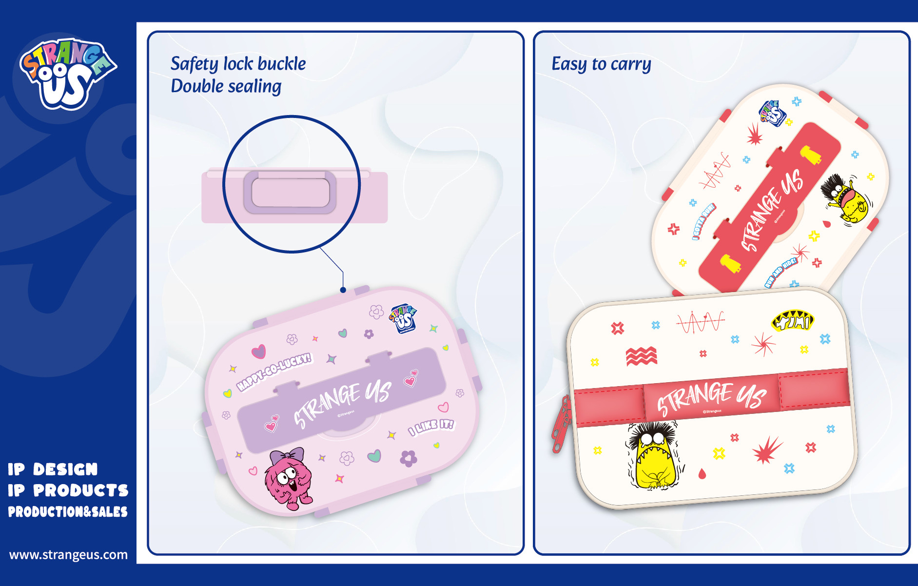 Cute Monster Click Pens