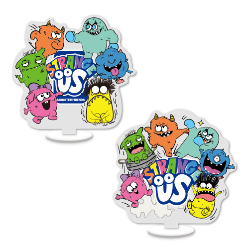 Monster Acrylic Standee - family display