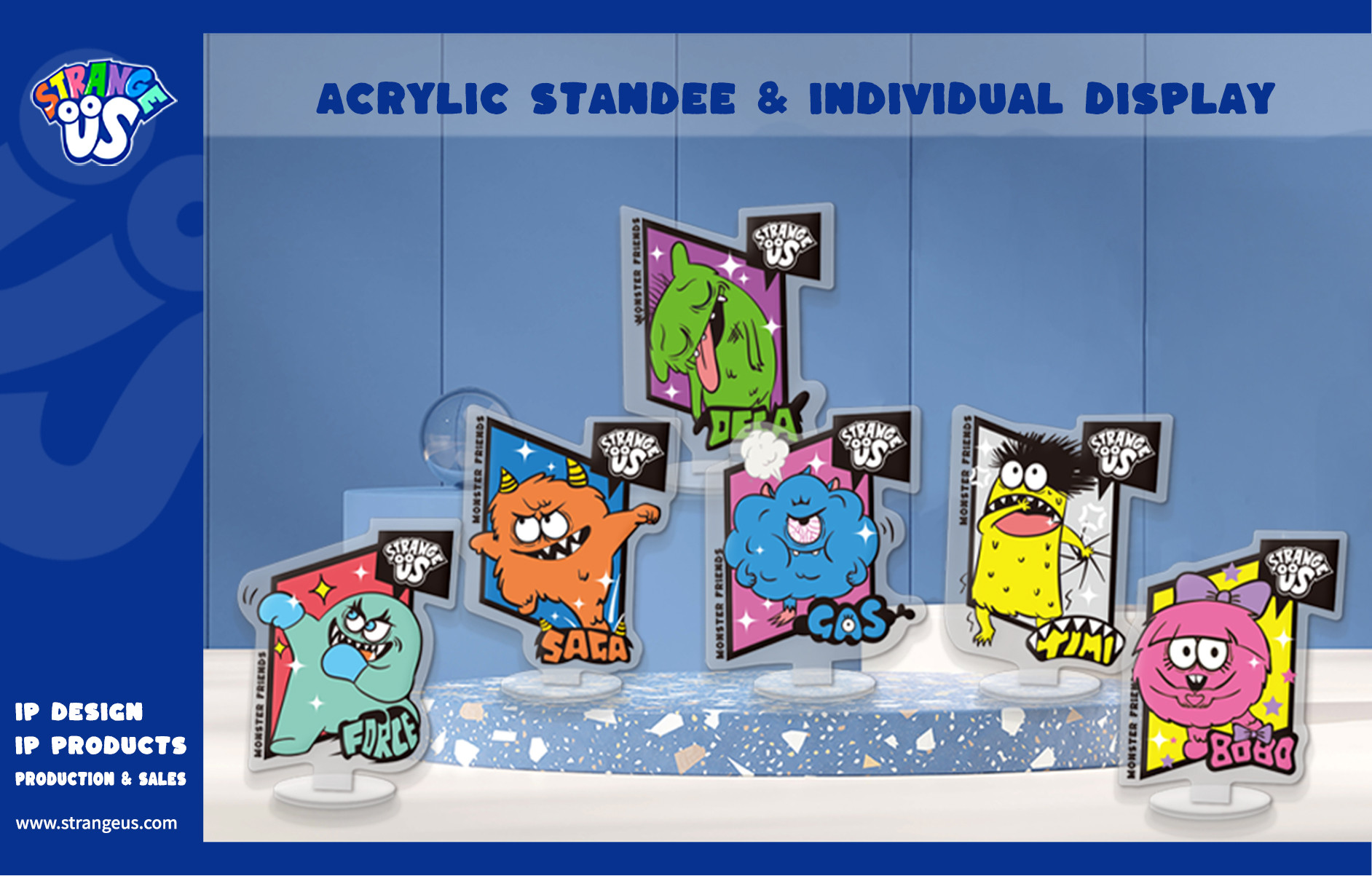 Cute Monster Click Pens