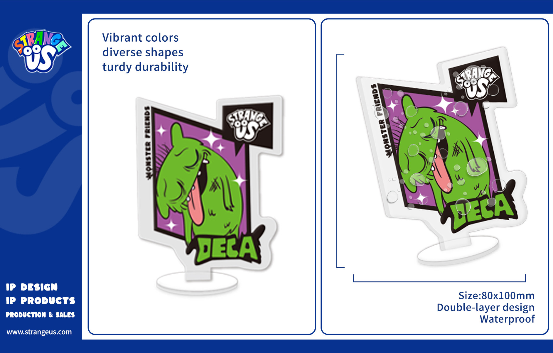 Cute Monster Click Pens