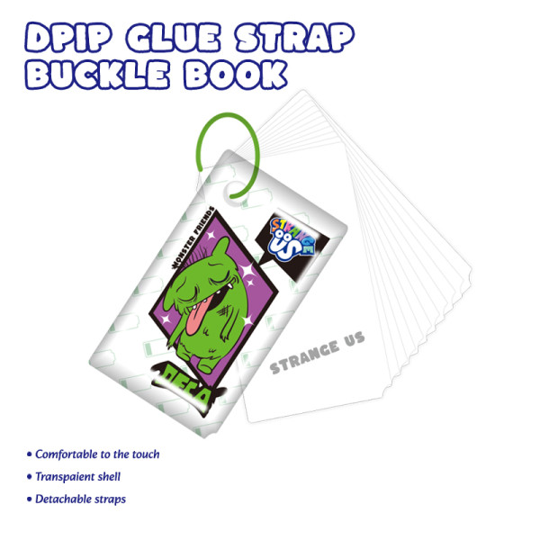 Monster Drip Glue Ring-bound Notebook