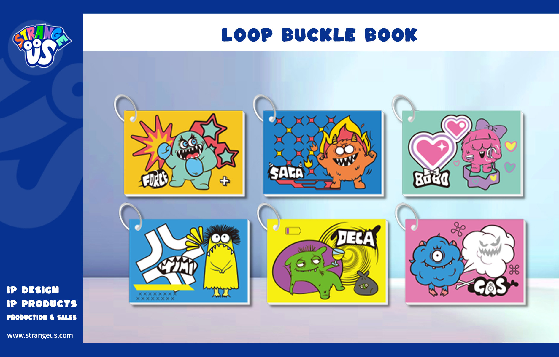 Cute Monster Click Pens