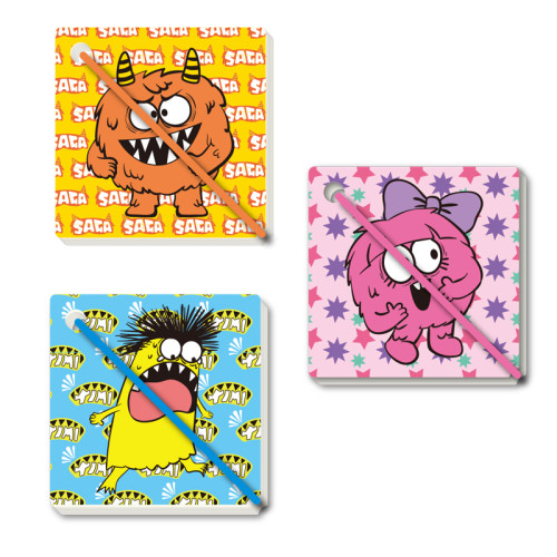 Monster Square Ring-bound Notebook