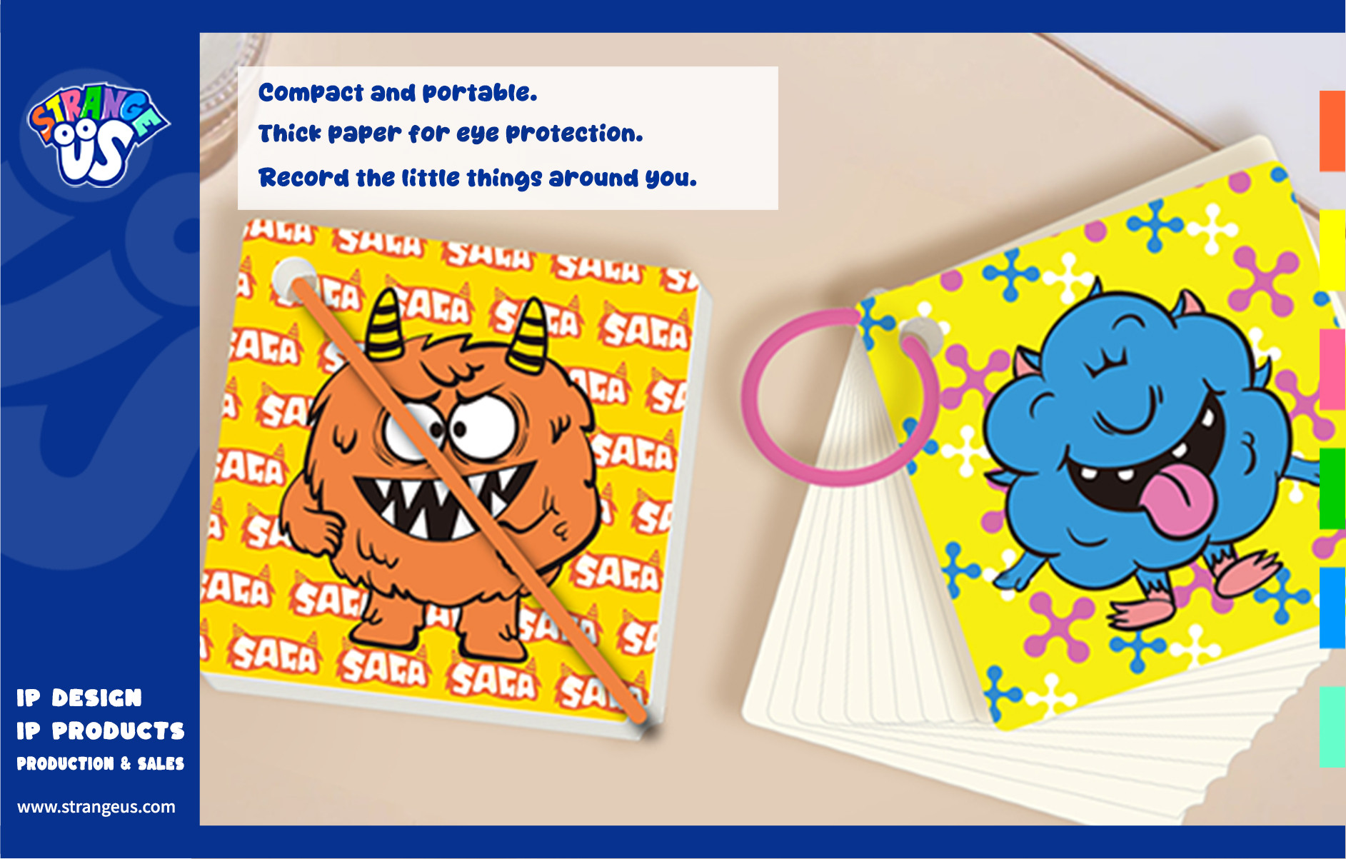 Cute Monster Click Pens