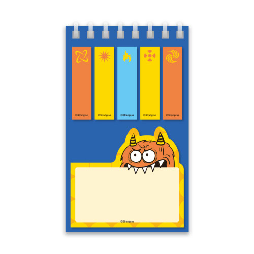 Monster B7 Coil Notebook with Sticky Notes