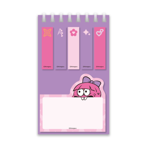 Monster B7 Coil Notebook with Sticky Notes