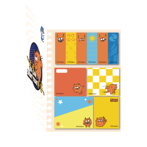 Monster A6 Coil Notebook with Sticky Notes