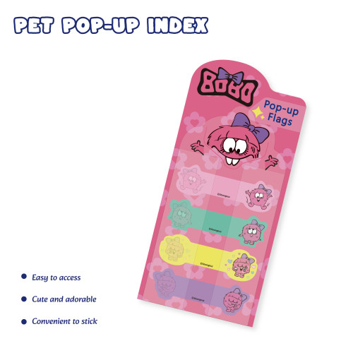 Monster Transparent Pop-up  Sticky Index Tabs