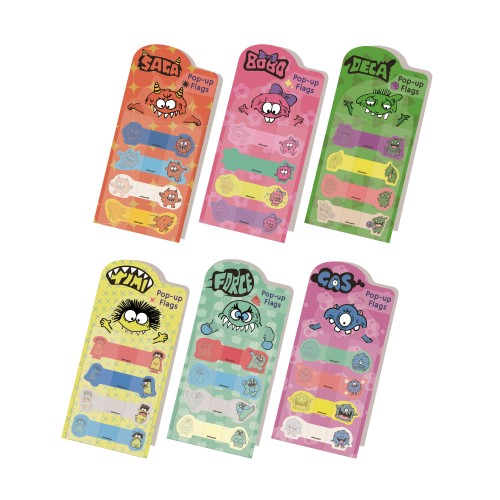 Monster Transparent Pop-up  Sticky Index Tabs