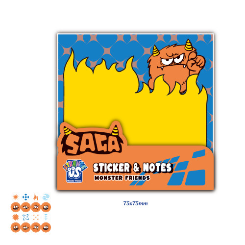 Monster Sticker and Notes