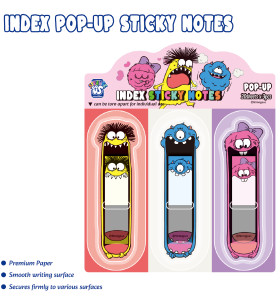 Monster Index Pop-up Sticky Notes