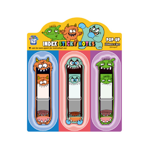 Monster Index Pop-up Sticky Notes