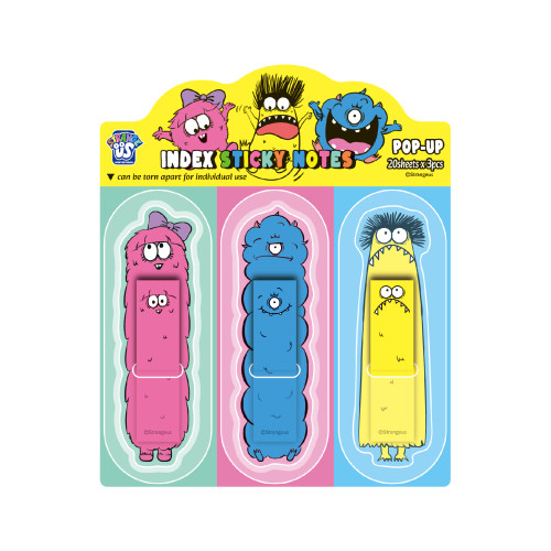Monster Index Pop-up Sticky Notes