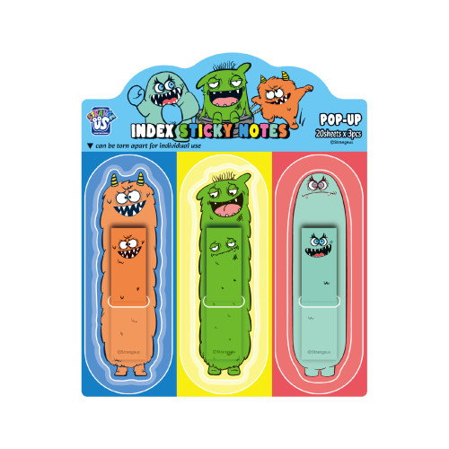 Monster Index Pop-up Sticky Notes