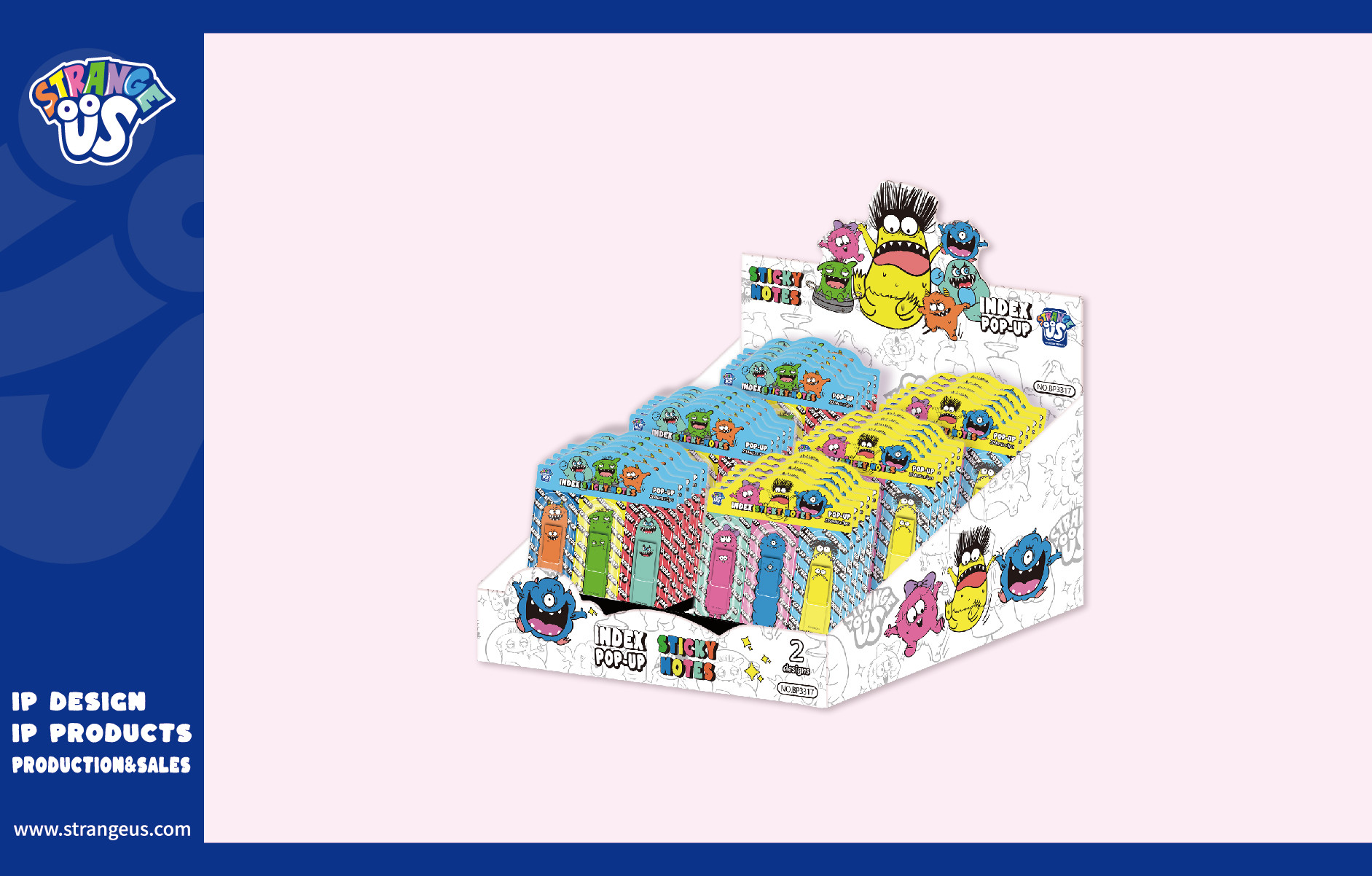 Cute Monster Click Pens