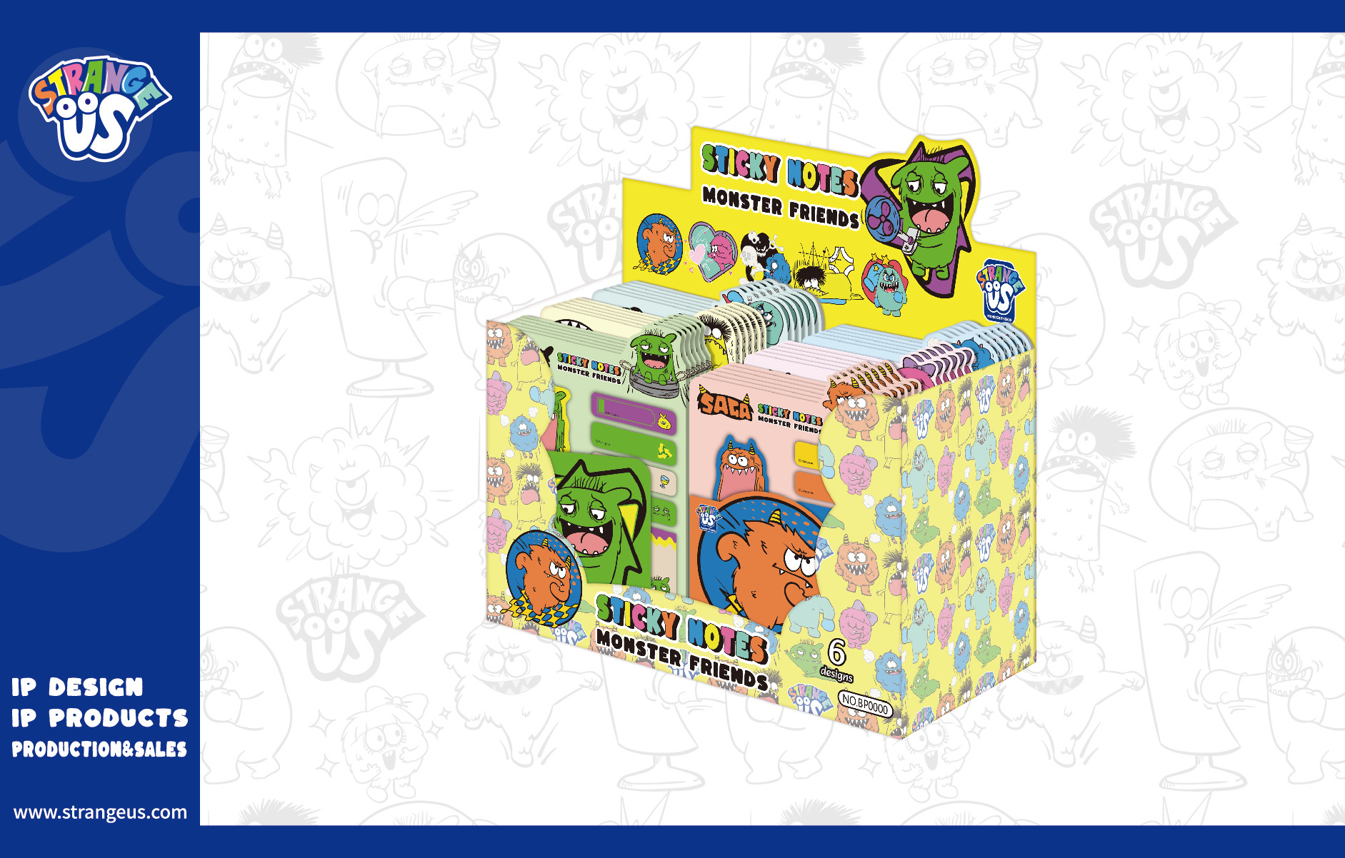 Cute Monster Click Pens