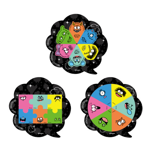 Monster Printed PET Sticky Notes