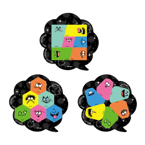 Monster Printed PET Sticky Notes