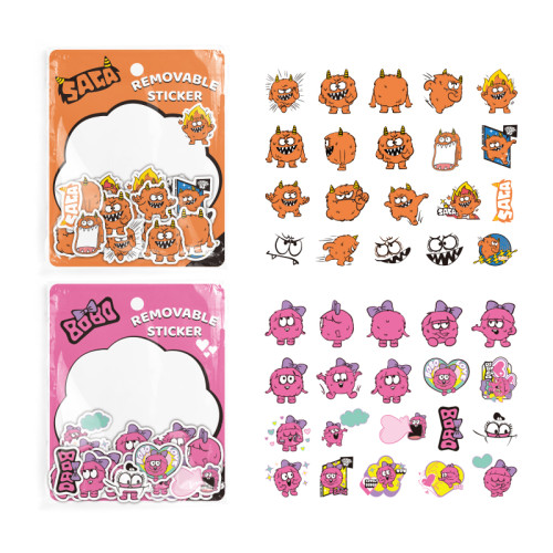 Monster Tri-fold Sticky  Note Pad