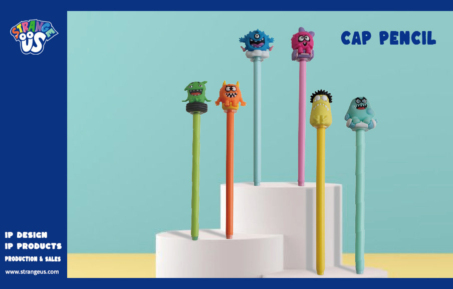 Cute Monster Click Pens